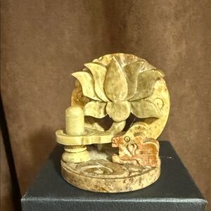 SoapStone Lotus Candle Holder